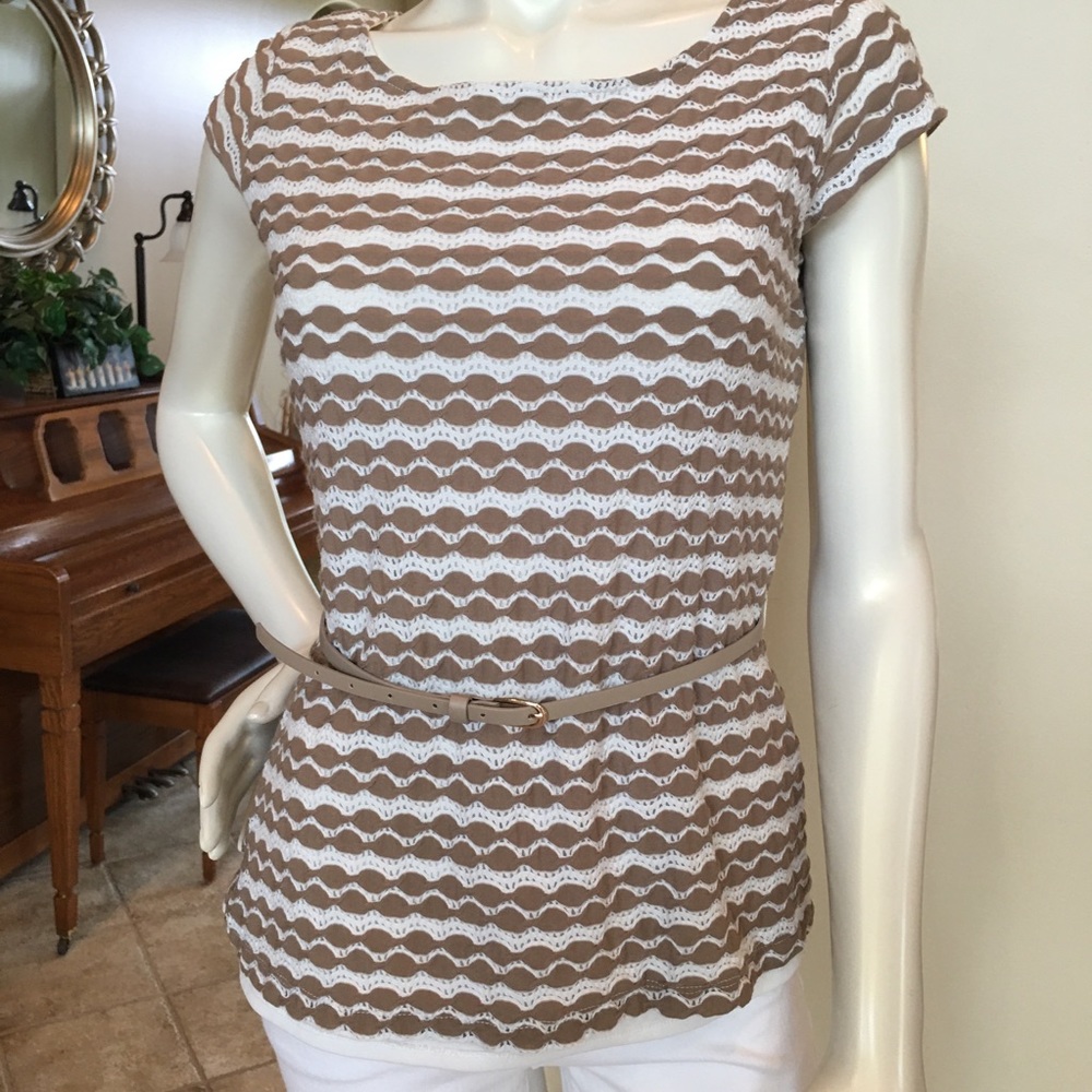 Roz & Ali Belted Top. Ladies S🌹